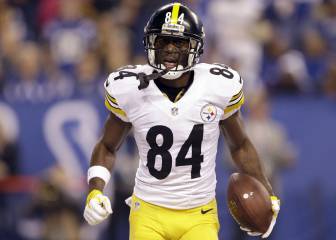 Antonio Brown no estuvo en la práctica de los Steelers