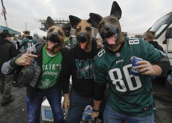 Locura total en Philadelphia por la victoria de los Eagles