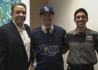 José Cerda, de Toros de Tijuana a Tampa Bay Rays