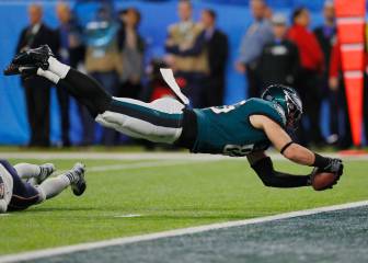 ¿Por qué la recepción de Ertz sí fue TD y la de James no?