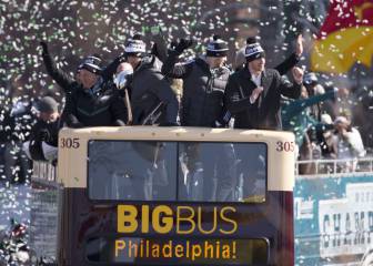 Las imágenes del desfile de los Eagles en Philadelphia