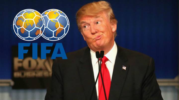 El máximo organismo rector de fútbol le recordó al actual presidente de Estados Unidos las normas para la elección de una sede de Copa del Mundo.