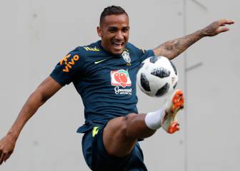 Danilo causa baja con Brasil para el duelo ante Costa Rica