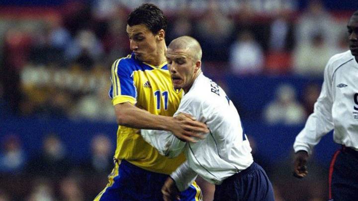 Zlatan lanza apuesta a Beckham por el Suecia-Inglaterra