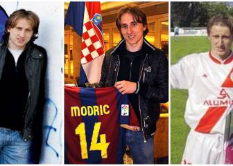 10 fotos inéditas de Modric: posó con el jersey del Barça