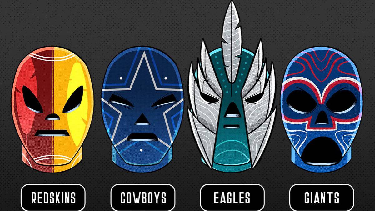 NFL México celebra el mes patrio con 32 máscaras de lucha 