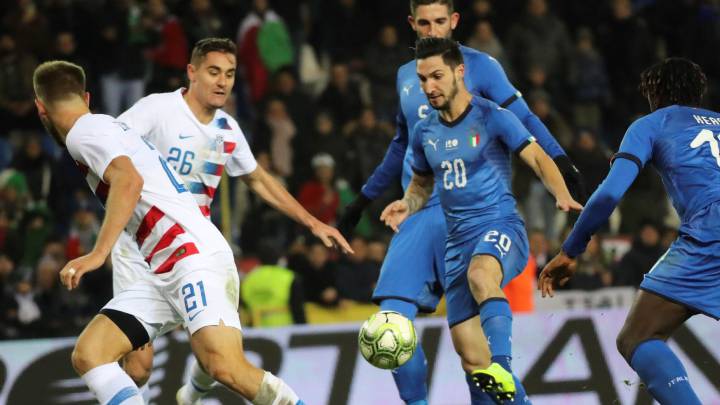 Con gol de Matteo Politano al último minuto, Italia se llevó la victoria en el partido amistoso disputado en Bélgica frente a Estados Unidos.