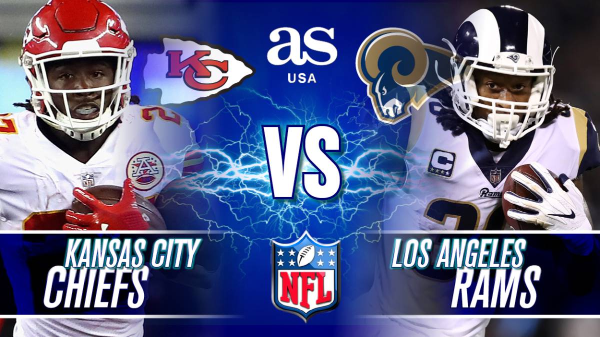 Kansas City Chiefs vs Los Ángeles Rams, NFL; partido en vivo AS USA