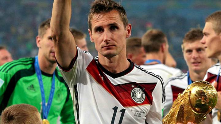 Miroslav Klose campeón del mundo con Alemania