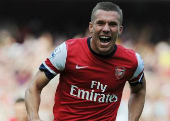 ¿Qué fue de Podolski, alemán que pasó de noche en Arsenal?