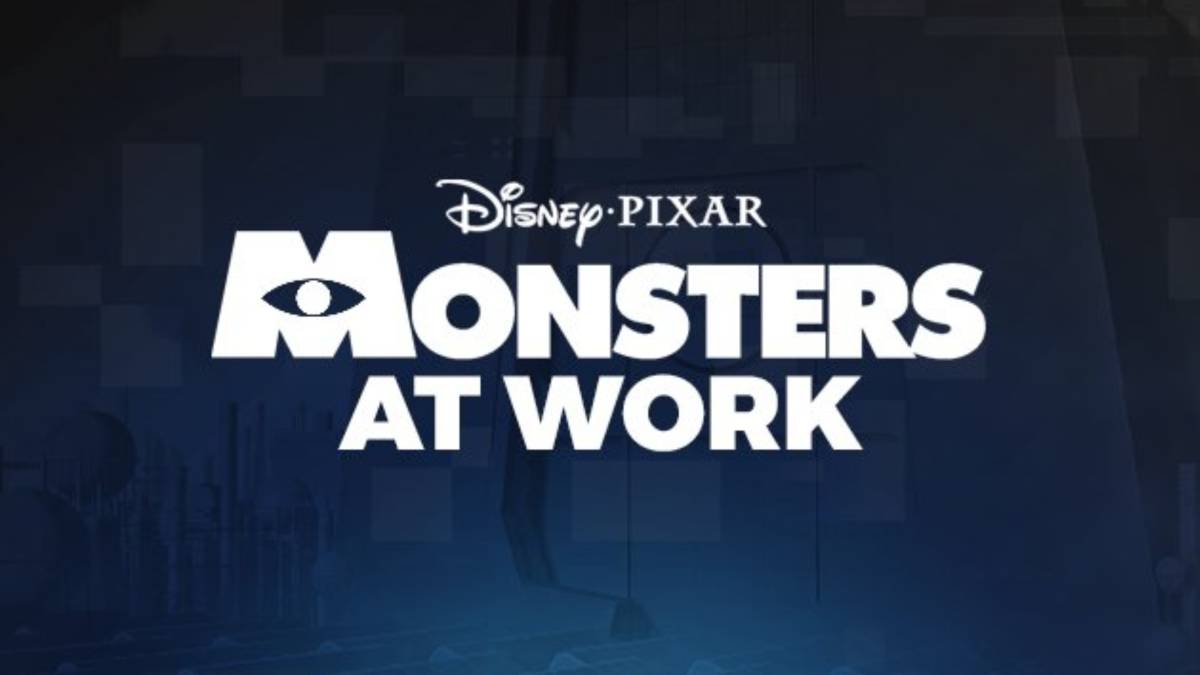 Monsters at work. Monsters at work Pixar. Monsters at work logo. Корпорация монстров фон для презентации. Monsters at work for Disney..