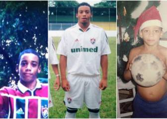 10 fotos inéditas de Marcelo, de Fluminense al Real Madrid
