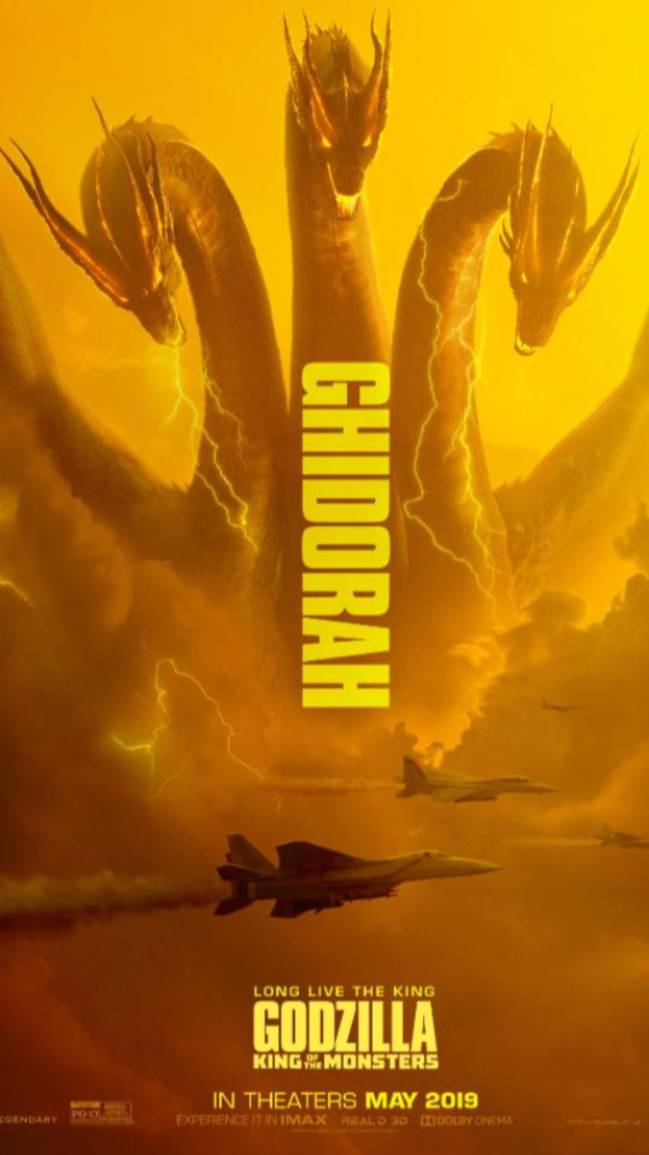 Los monstruos de la nueva película de Godzilla AS USA