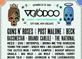 Guns N’ Roses, Post Malone y Beck, lideran Voodoo Fest 2019