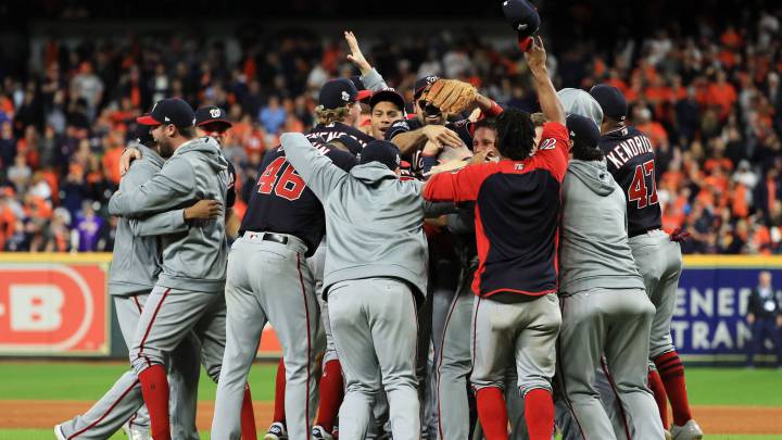 Washington Nationals celebran su primer campeonato