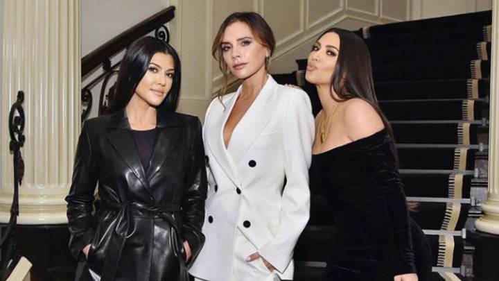 Victoria Beckham, Kourtney y Kim Kardashian juntas en California