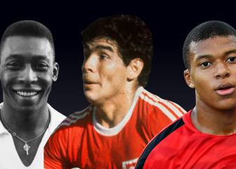 Históricos futbolistas que debutaron a los 16 años o antes