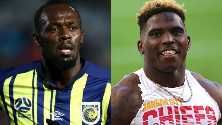 Usain Bolt no ve a Tyreek Hill en los Juegos Olímpicos 2020 - AS USA