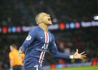 Mbappé anota doblete en la goleada del PSG sobre el Dijon