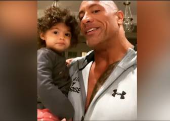 The Rock le da un importante consejo a su pequeña hija