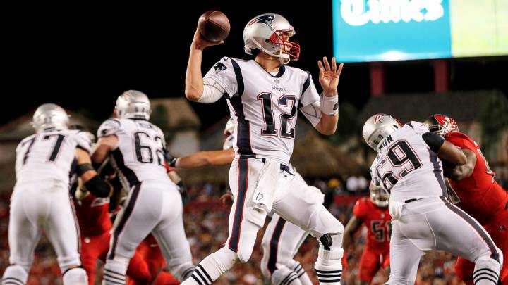 Tom Brady con los Patriots