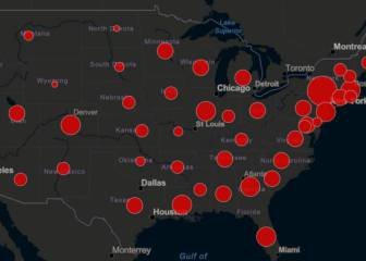 Qué estados son los más afectados por el COVID - 19