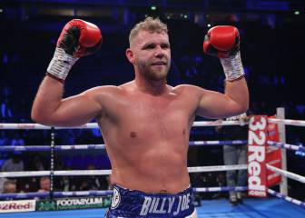 Billy Joe Saunders entrena en Las Vegas en espera de Canelo