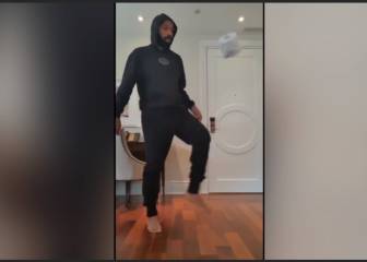 Thierry Henry derrocha técnica en el reto del papel