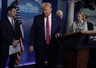 En medio de crisis por COVID-19, Trump insulta a reportero
