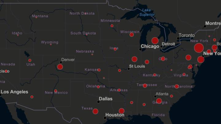 Mapa y casos de coronavirus por estado en USA: hoy, 22 de marzo