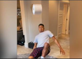 La cuarentena saca el lado creativo de Lingard