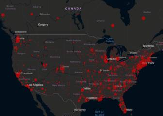 Mapa y casos de coronavirus por estado en USA: hoy, 24 de marzo