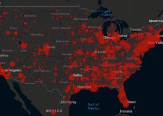 Casos y muertes por estado de coronavirus en USA , 2 de abril