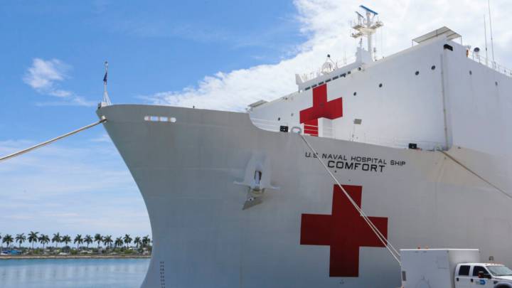 COVID-19: En Nueva York usarán barco de la Marina como hospital