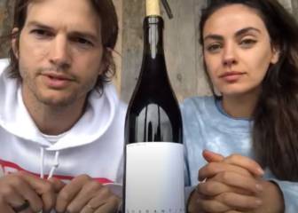 Mila y Ashton Kutcher lanzan vino para recaudar fondos