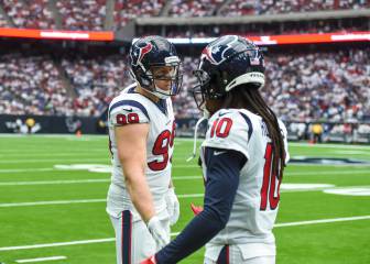 J. J. Watt, incrédulo por la salida de DeAndre Hopkins