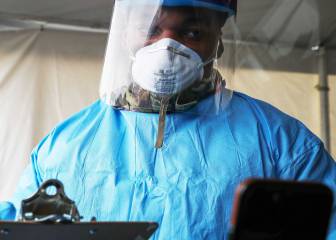 Casos, muertes y recuperados por coronavirus en USA, 6 mayo