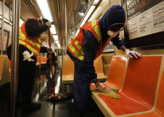 En vivo | Continúa la limpieza en el metro de Nueva York