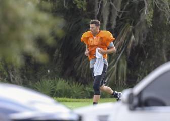 Así fue la primera práctica de Brady con los Bucs