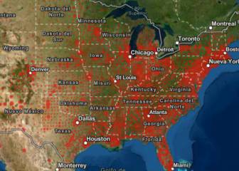 Casos y muertes por estado de coronavirus en USA; 28 de mayo