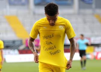 Jadon Sancho se une a las protestas por George Floyd