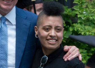 Arrestan a la hija del alcalde de Nueva York en una protesta