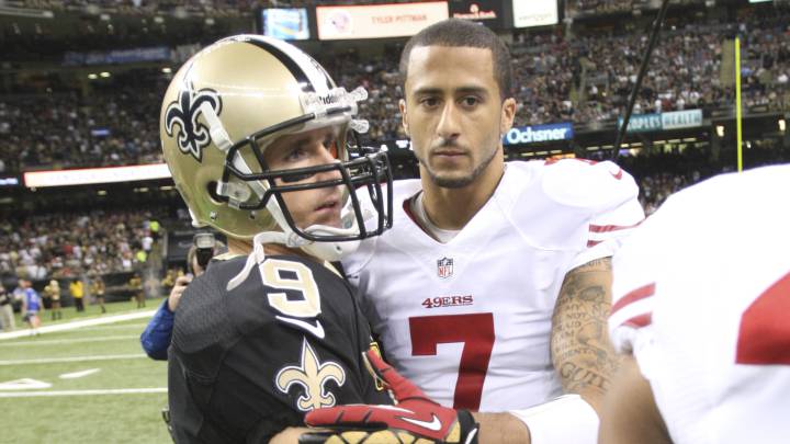 Drew Brees sigue en contra de arrodillarse en el himno