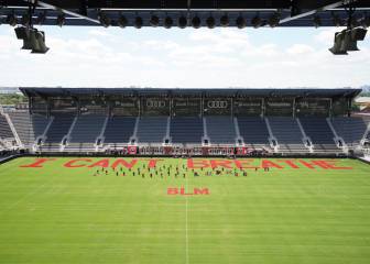 D.C. United protesta en su cancha por George Floyd