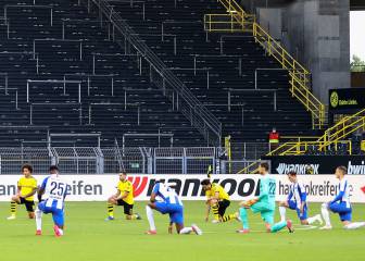 Más equipos de la Bundesliga se unen a las protestas por George Floyd