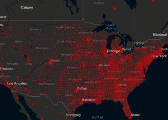 Casos y muertos por estados de coronavirus en USA; 7 junio