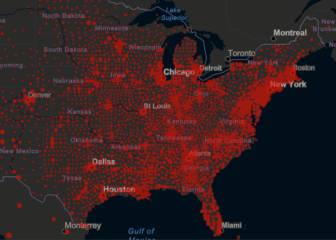 Casos y muertes por estado de coronavirus en USA; 13 de junio