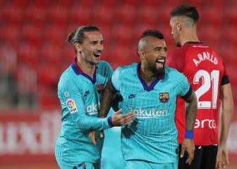 ¡Un minuto, un gol! Arturo Vidal sale inspirado en Mallorca
