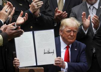 Trump firma orden contra la brutalidad policial