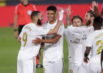 ¡Brutal! Benzema anota su doblete con una genialidad